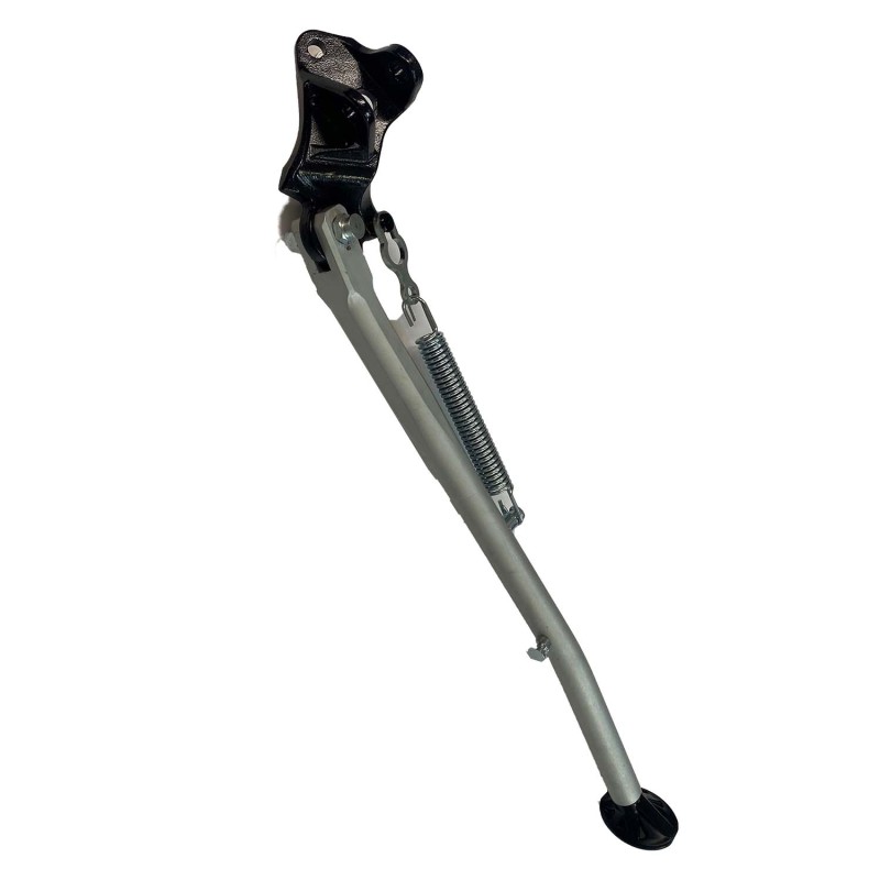 Qiilu Cavalletto Laterale Moto 380 Mm In Ferro Per CRF50/70 - Ricambio Resistente Con Molla E Vite