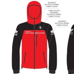 HONDA RACING HOODY 2023/2024