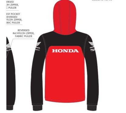 HONDA RACING HOODY 2023/2024