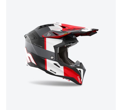 AIROH  AVIATOR 3 Monarch grey/red matt