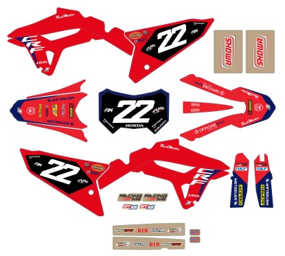 KIT GRAFICHE CRF 2024 REPLICA OLDRATI