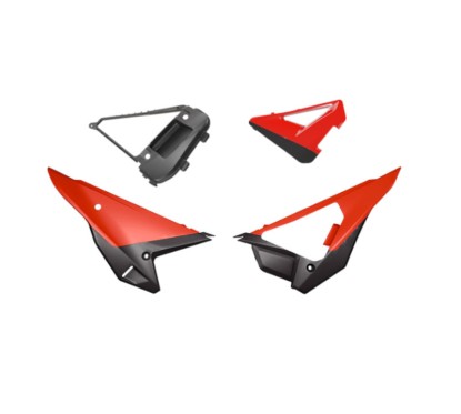 HONDA CRF NUMBER PLATE KIT WITH FILTER OPENING